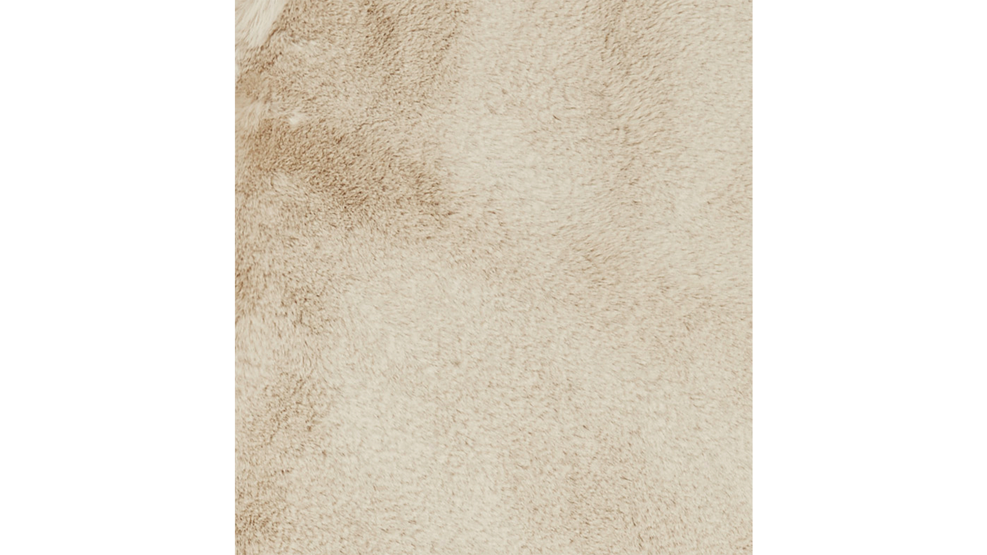 Fluffy pläd fuskpäls beige