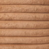 Stripy pläd fuskpäls cognac