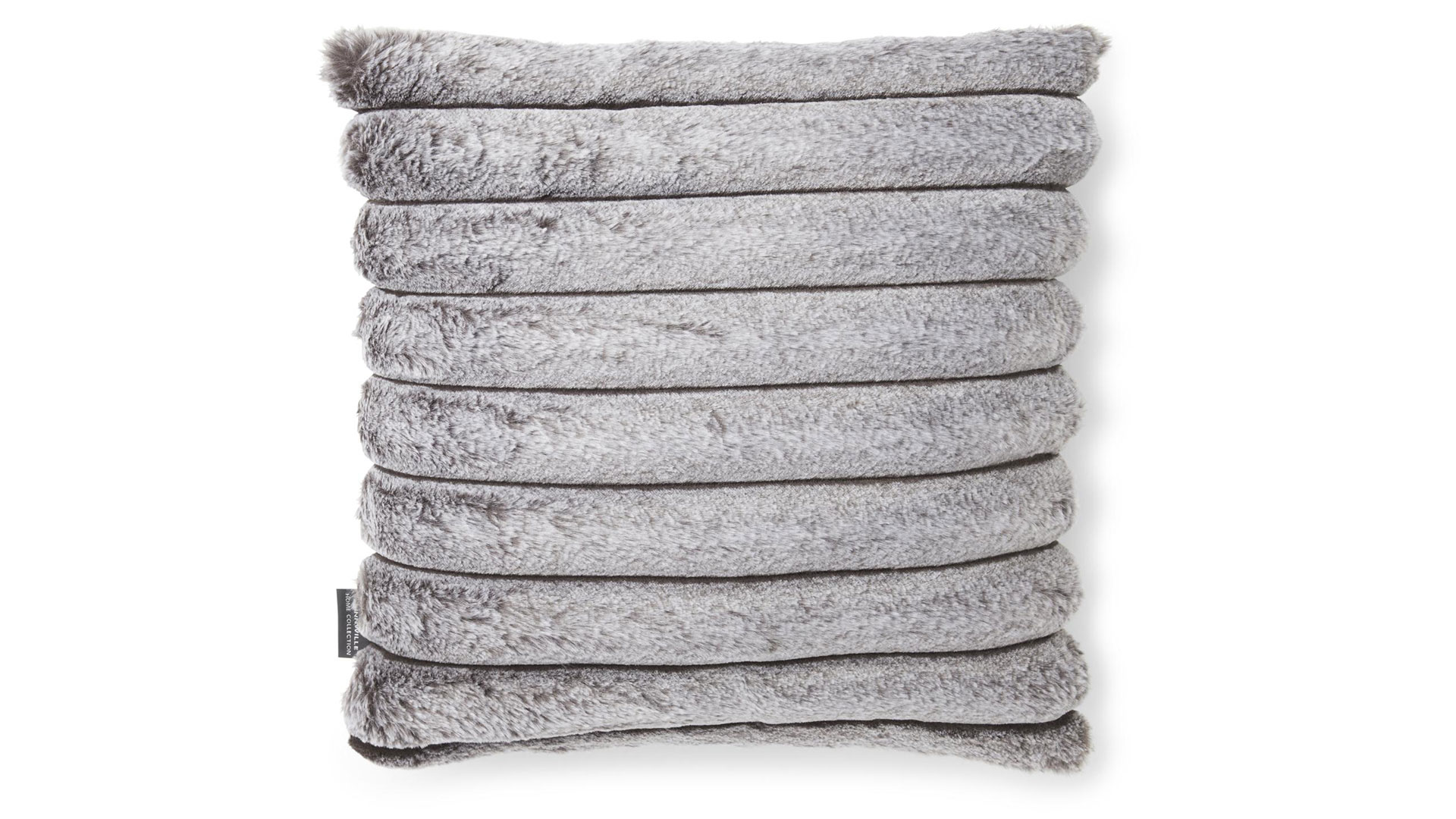 Rocky kudde fuskpäls smoke 45x45cm