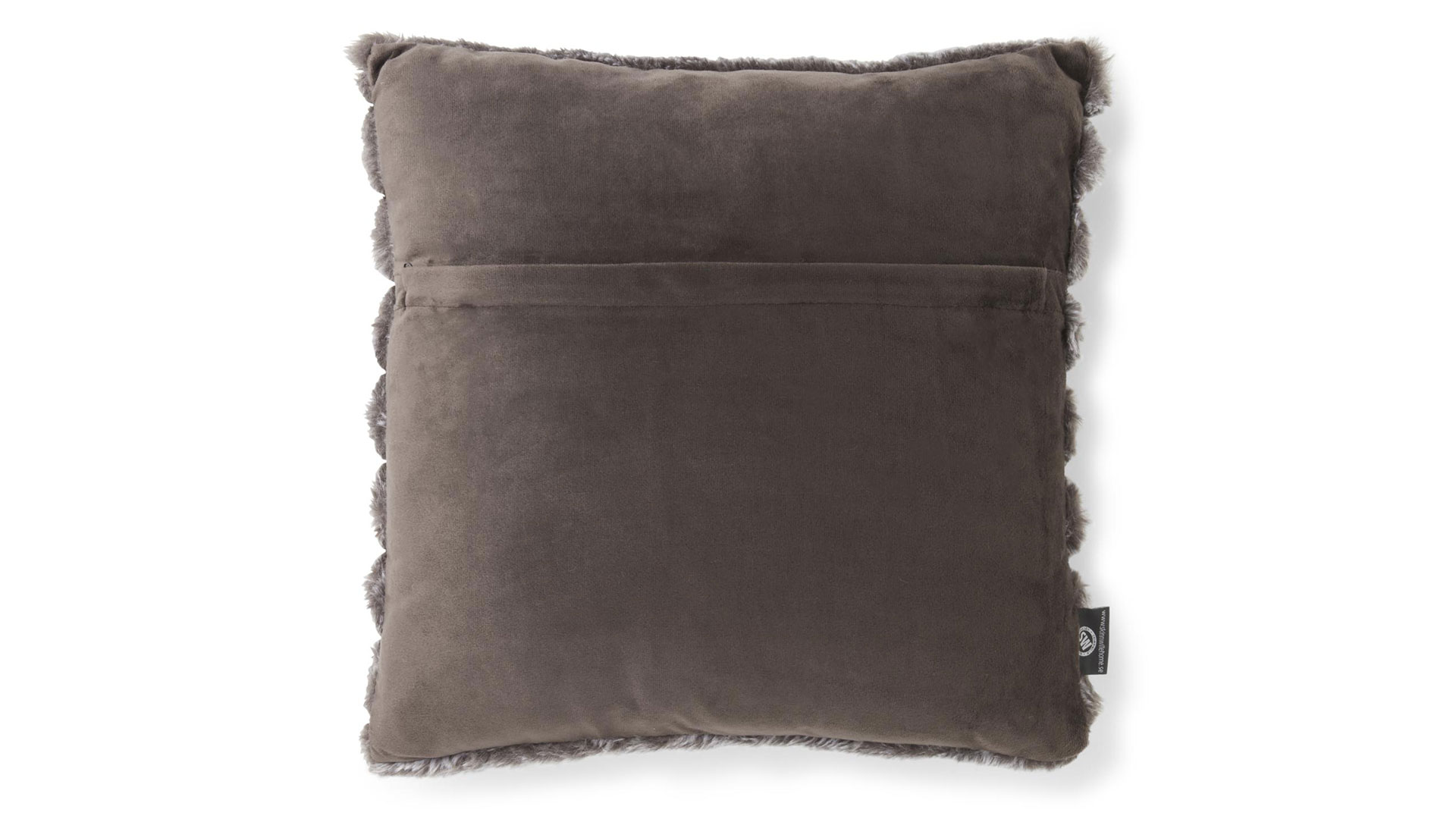 Rocky kudde fuskpäls smoke 45x45cm