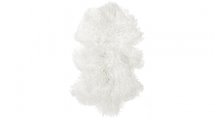 Shansi fårskinn white