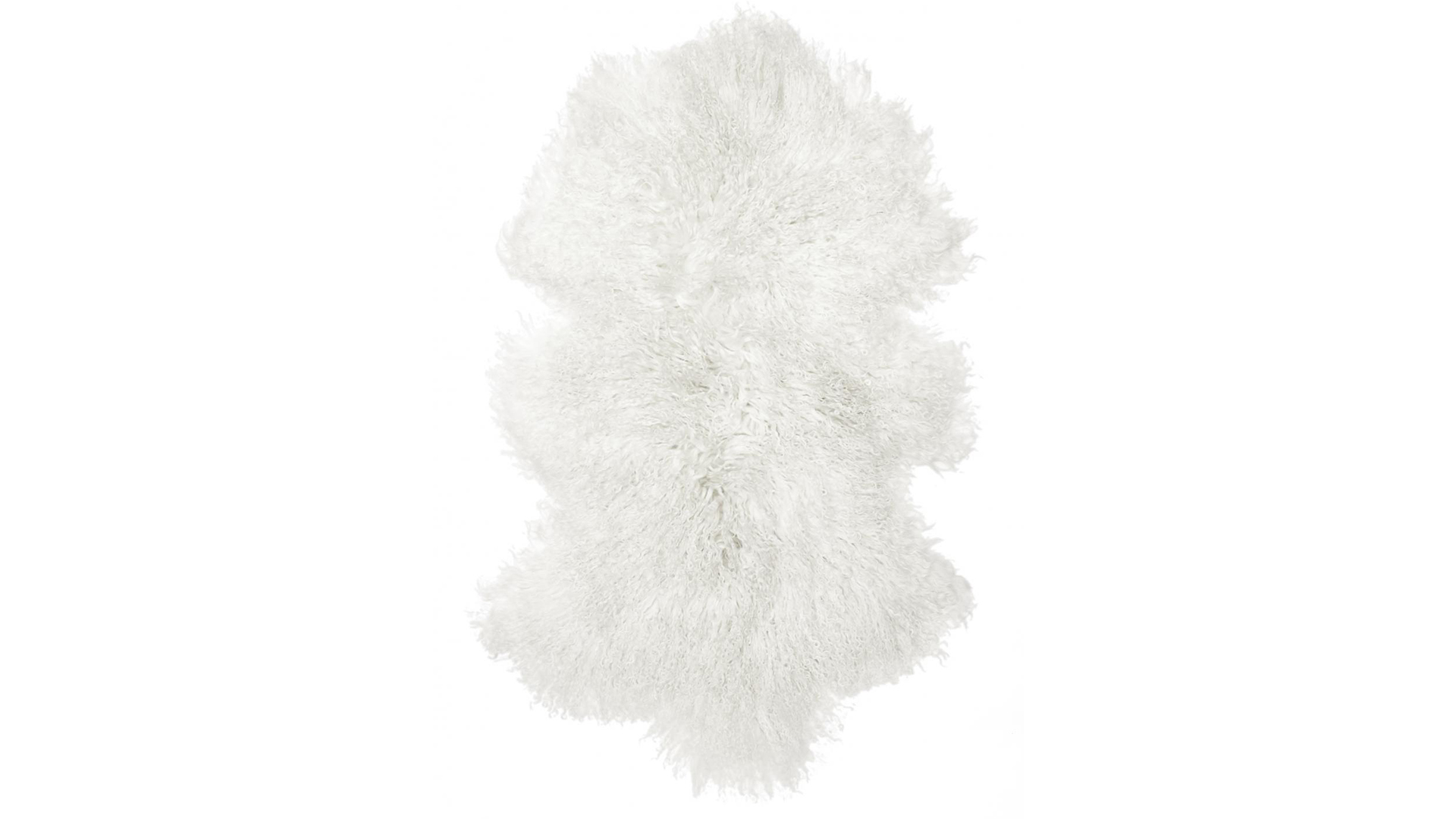 Shansi fårskinn white