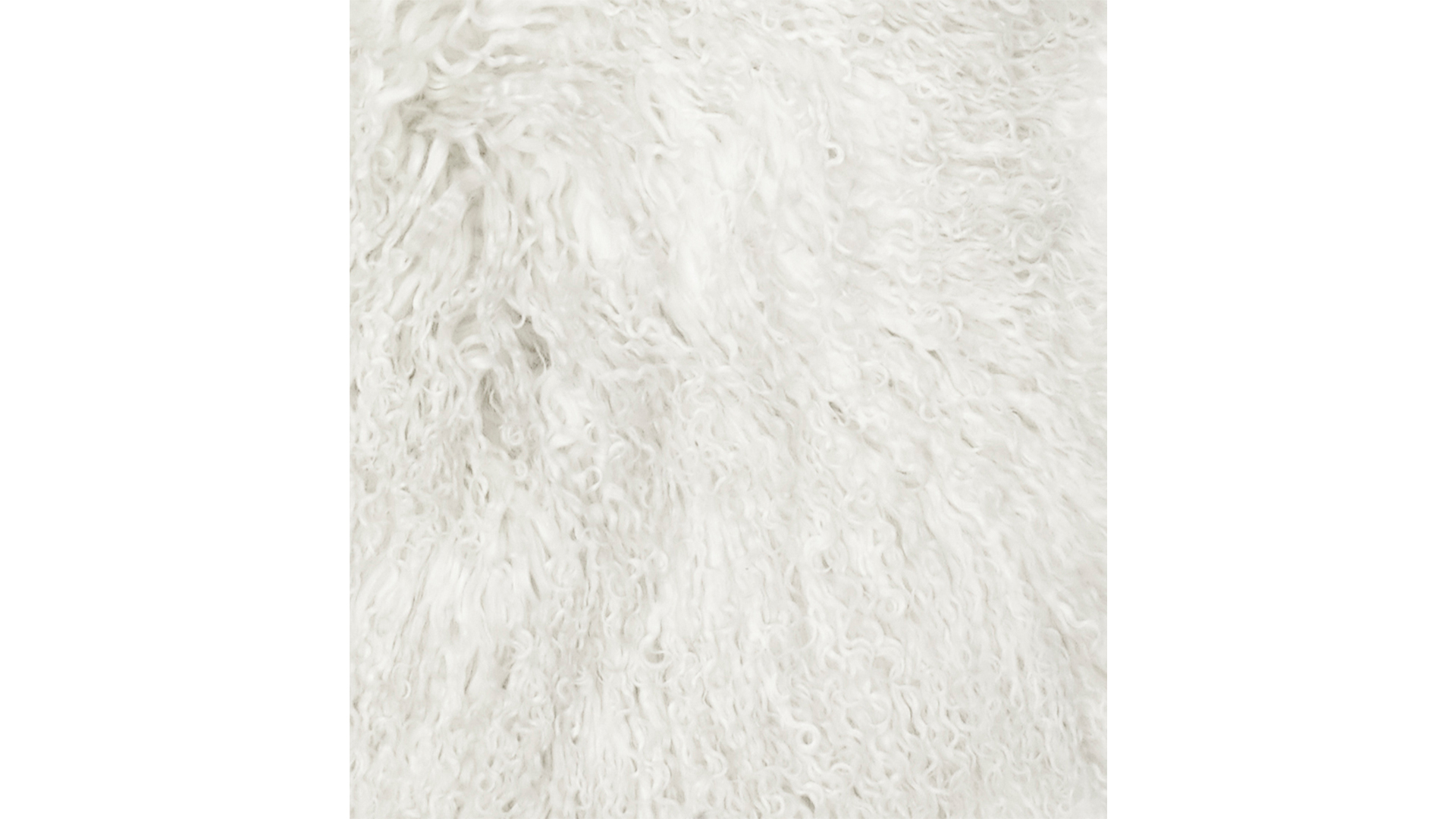 Shansi fårskinn white