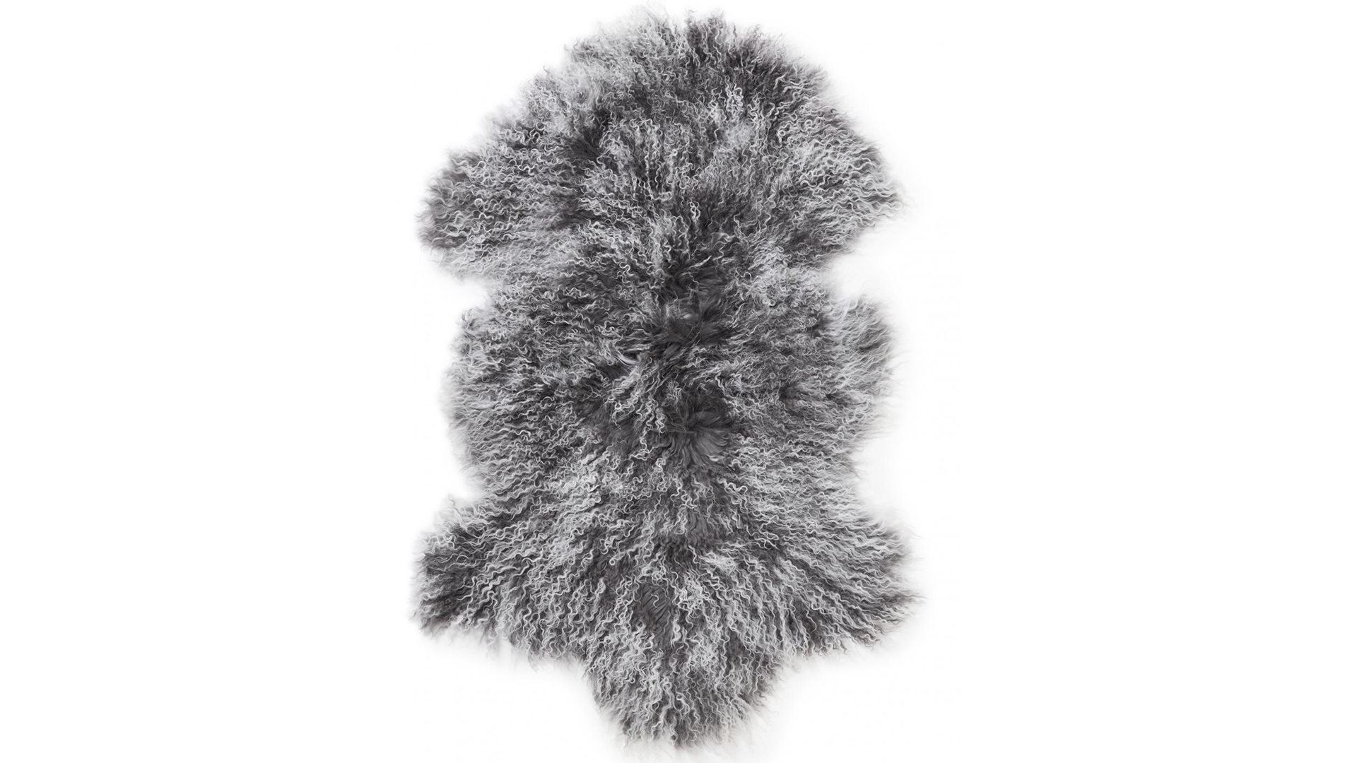 Shansi fårskinn grey snowtop