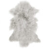 Shansi fårskinn lightgrey snowtop