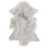 Shansi fårskinn lightgrey snowtop
