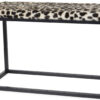 SW-ST8088199_1 Palle bänk L fuskpäls leopard/svart
