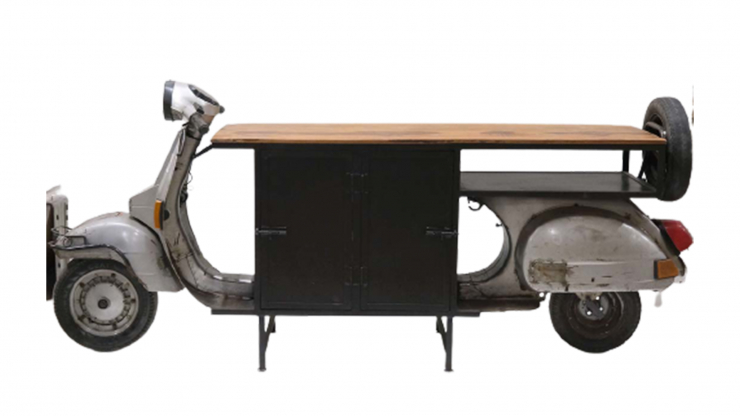 Nali scooter bardisk / avlastningsbord