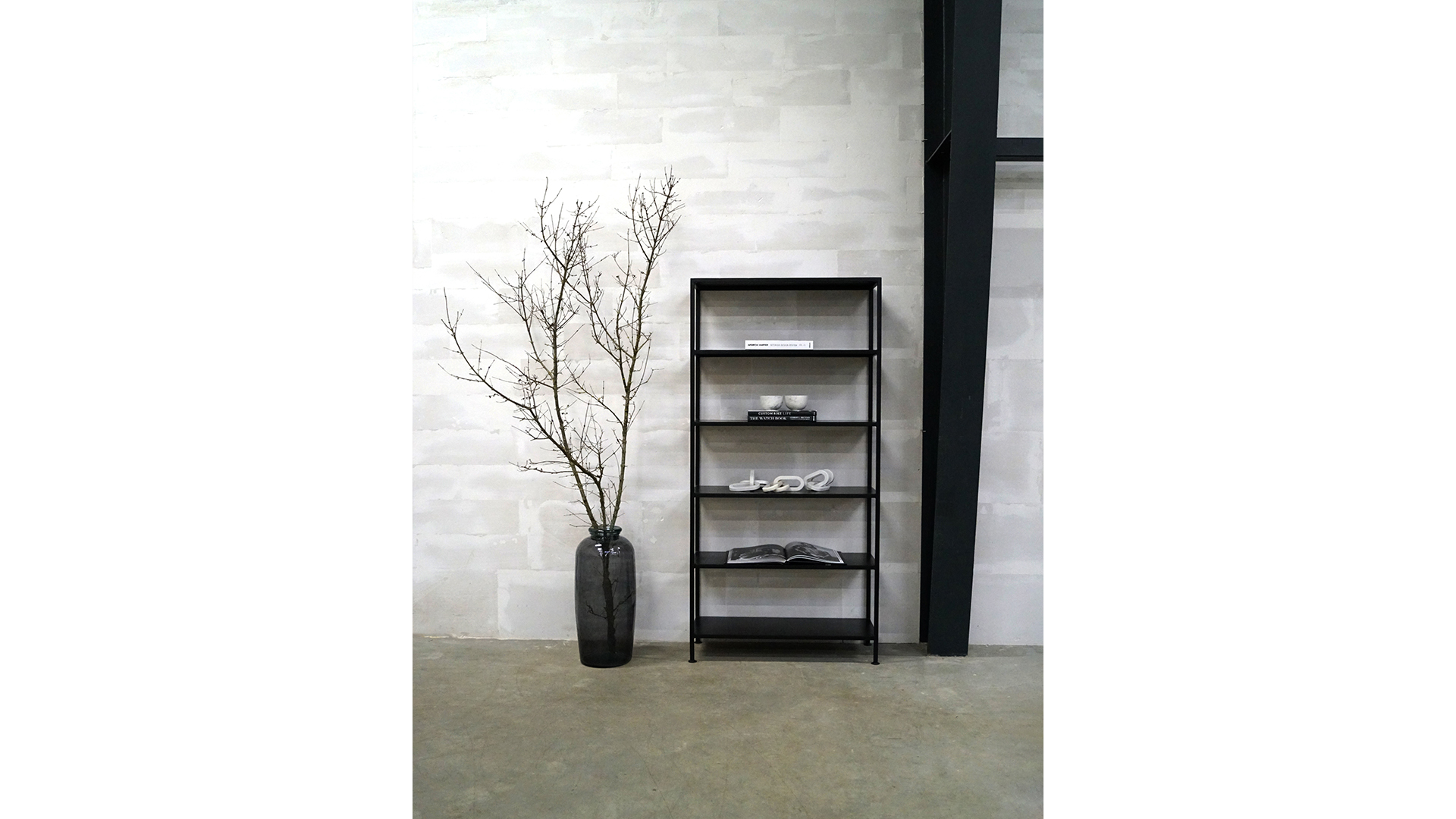 Seattle hylla svart järn hög