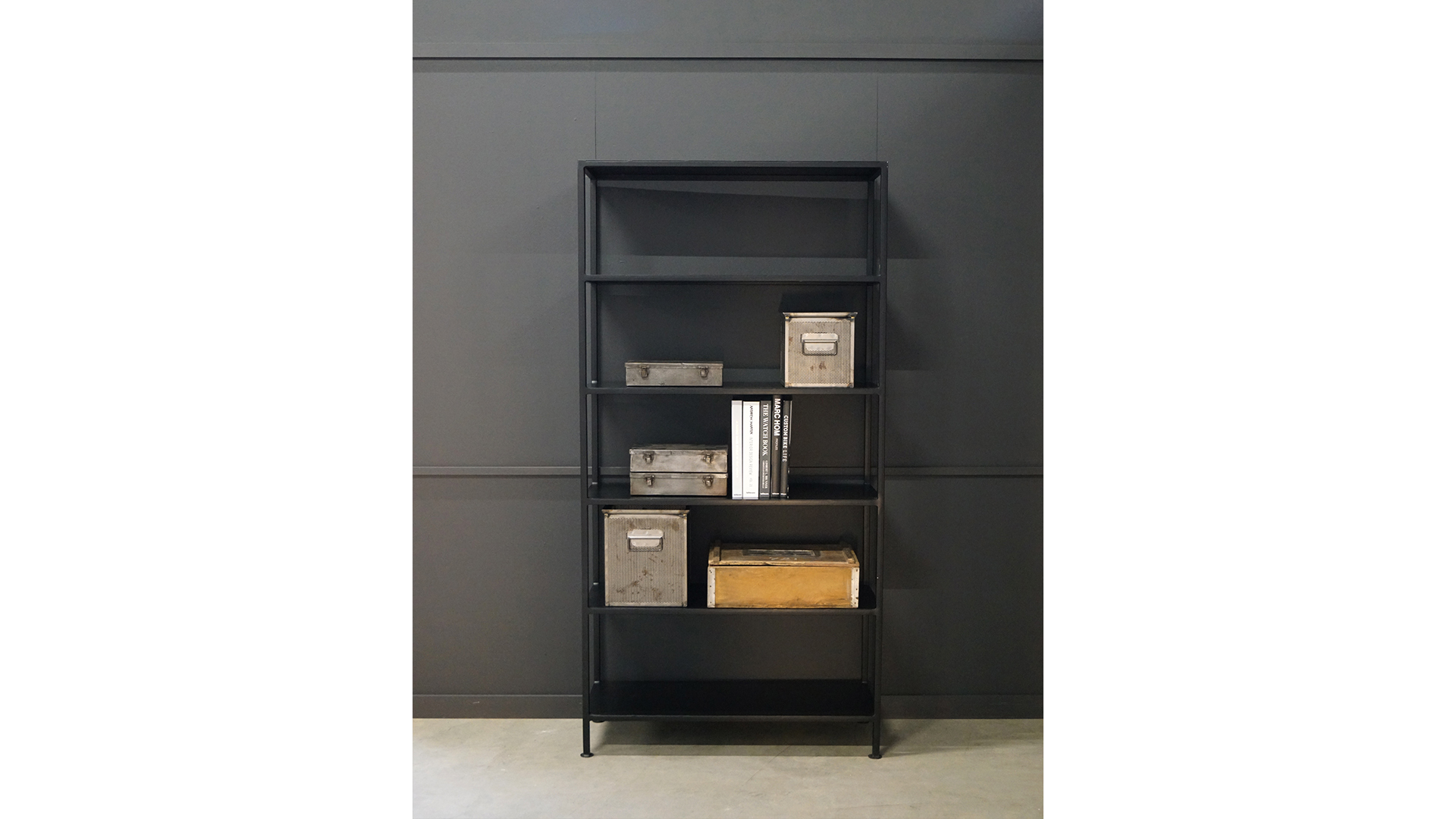 Seattle hylla svart järn hög