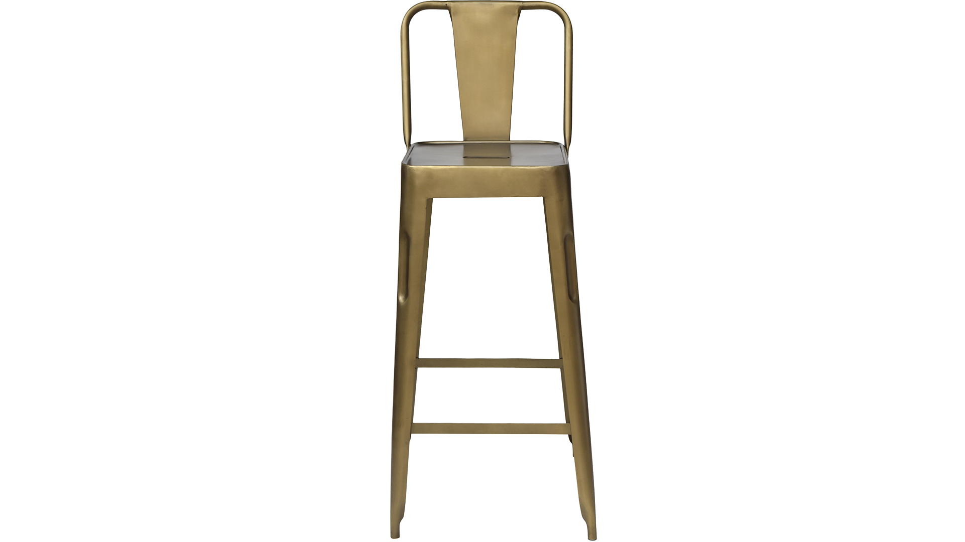 Industri barstol antikmässing