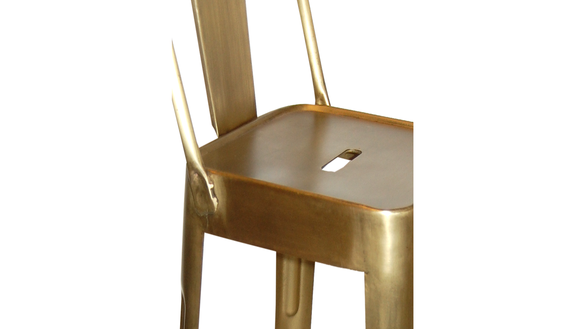 Industri barstol antikmässing