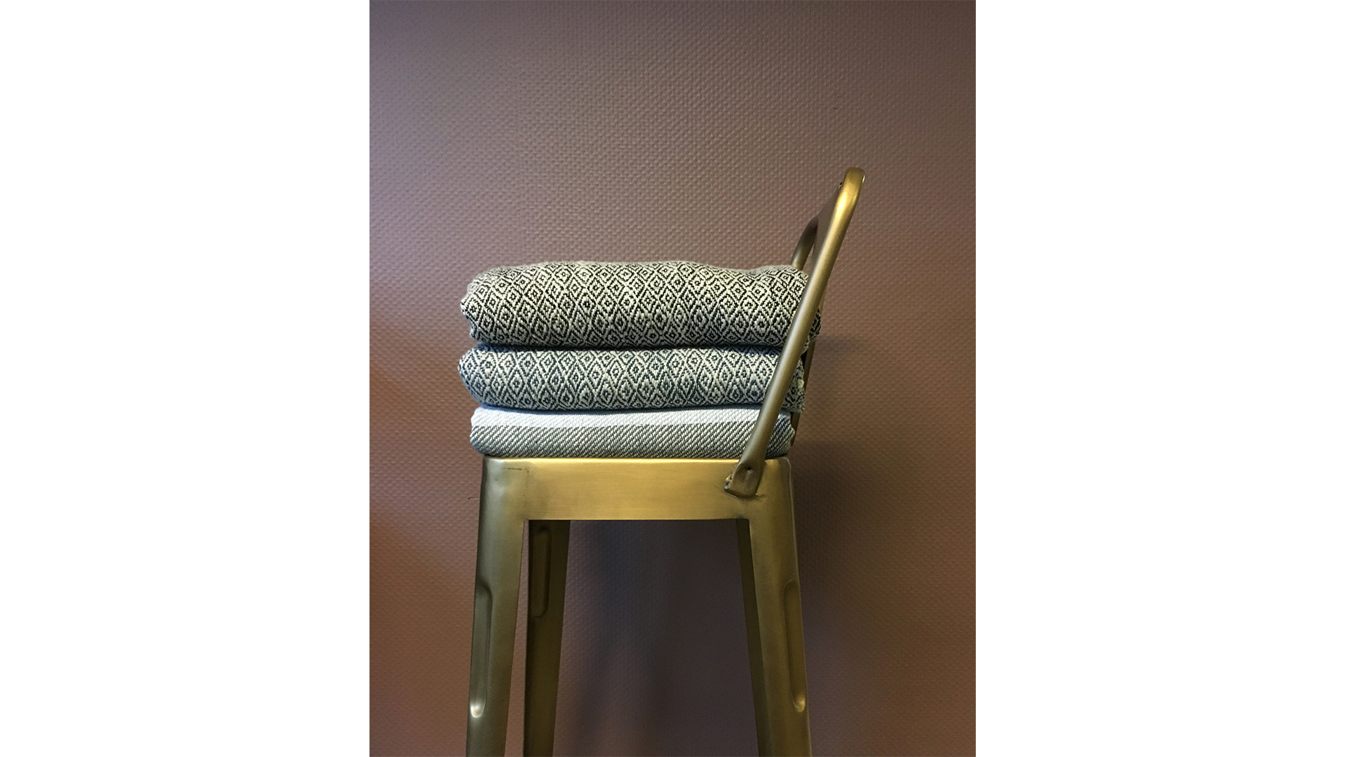 Industri barstol antikmässing