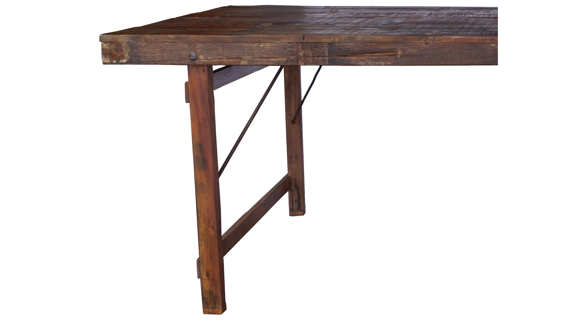 Vintage rustik matbord XL trä 250cm