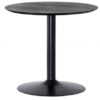 Miles runt matbord svart 80cm