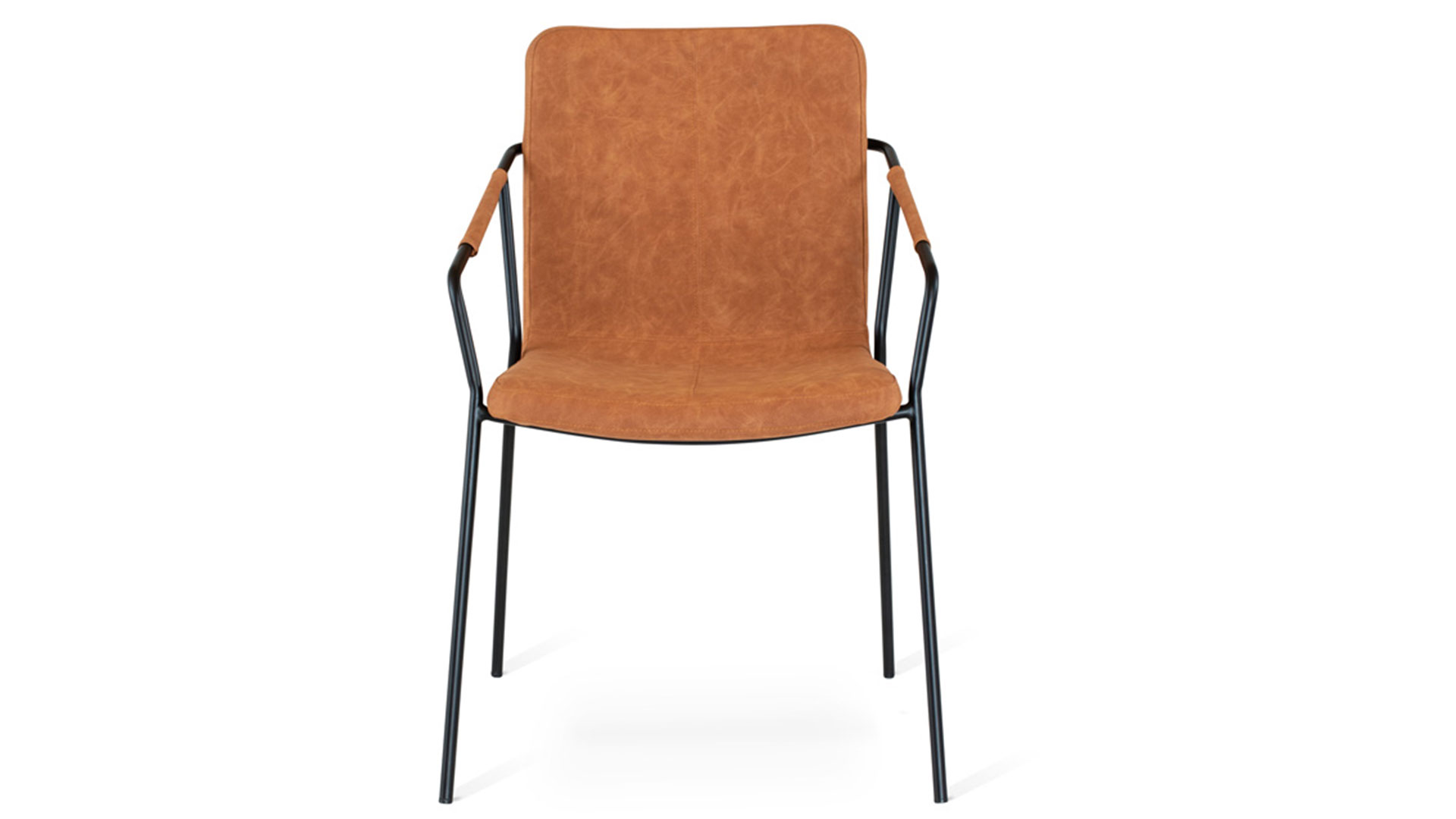 Evo stol cognac/svart