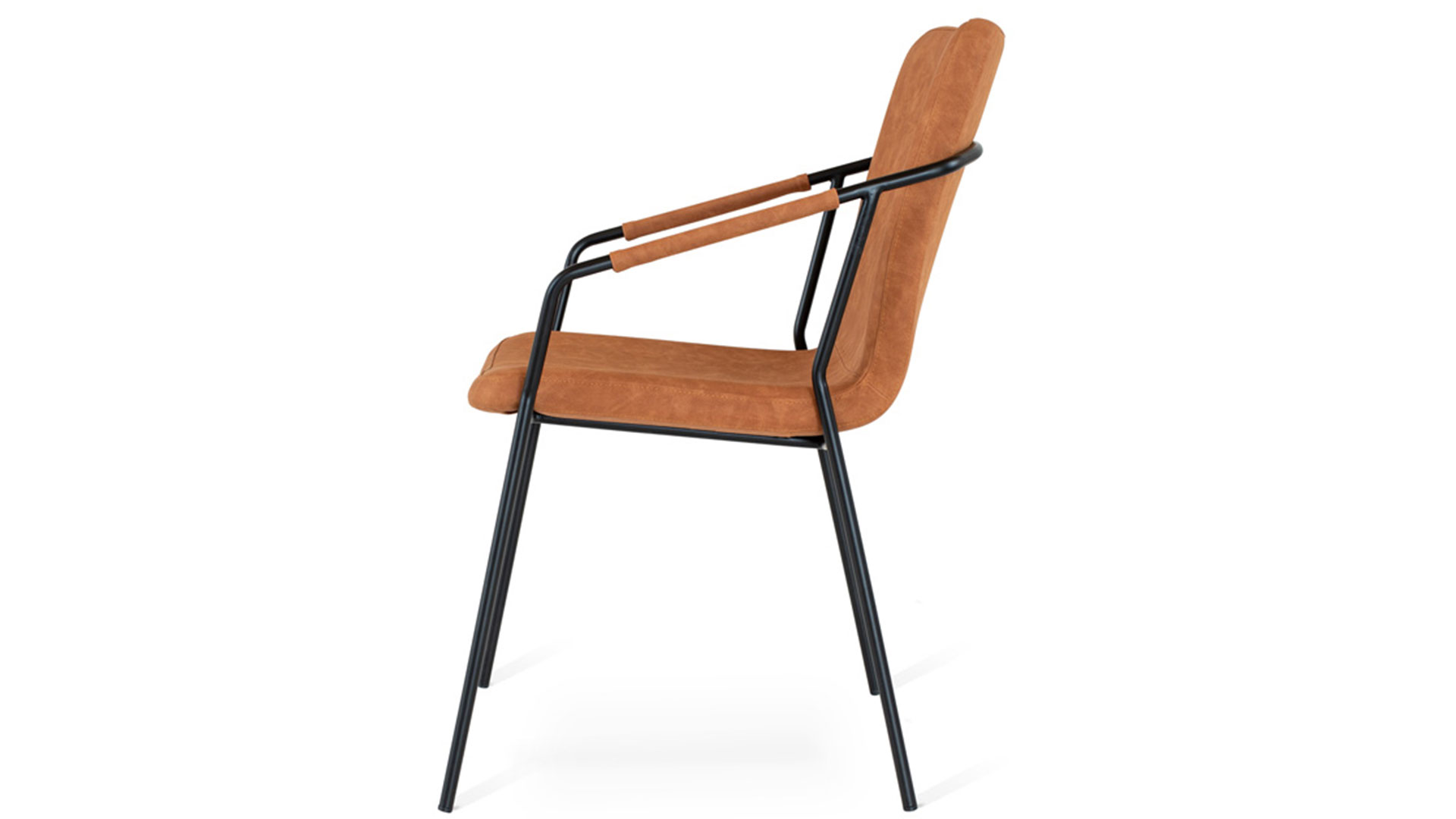 Evo stol cognac/svart