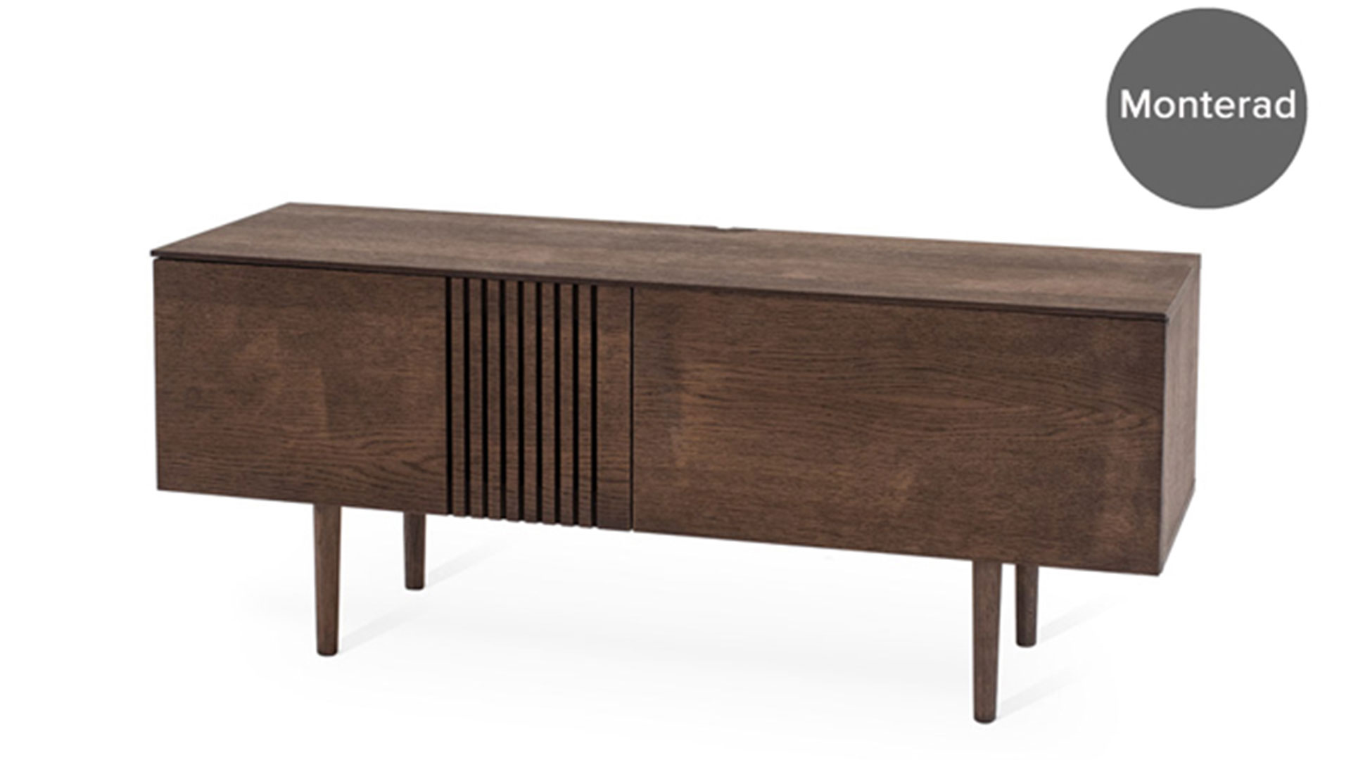 Joel mediabänk rökbetsad ek 120cm