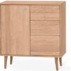 Scandi sideboard liten oljad ek
