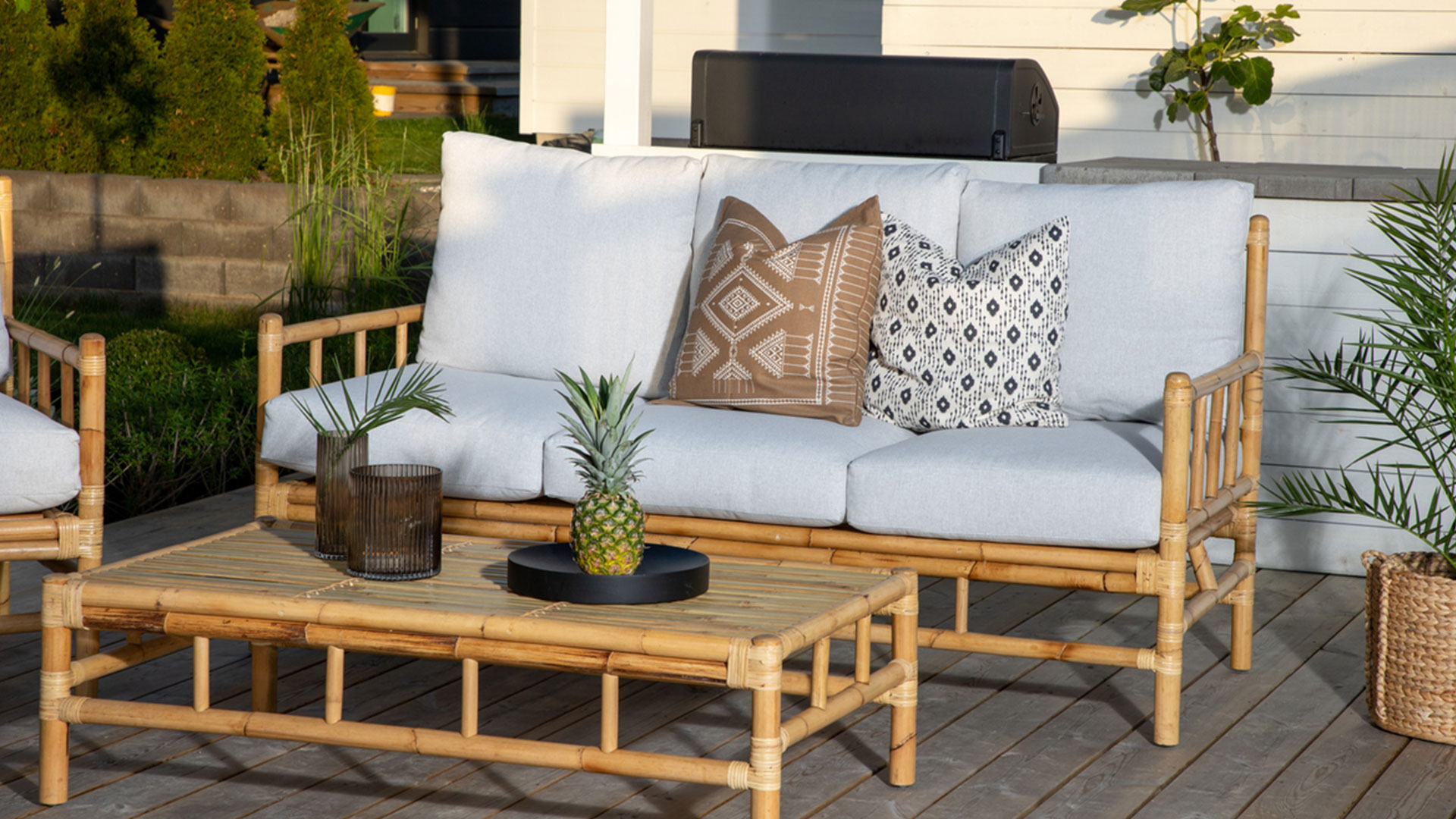 Cane soffbord rotting 120cm