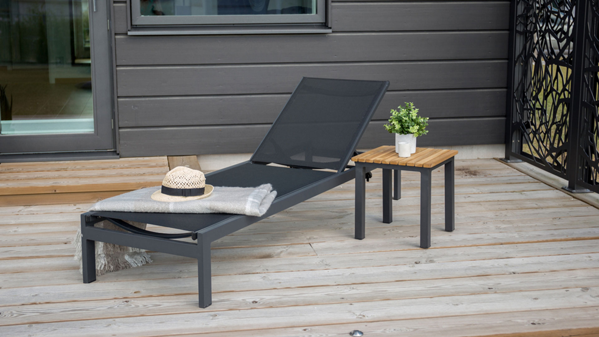 Copacabana solsäng svart