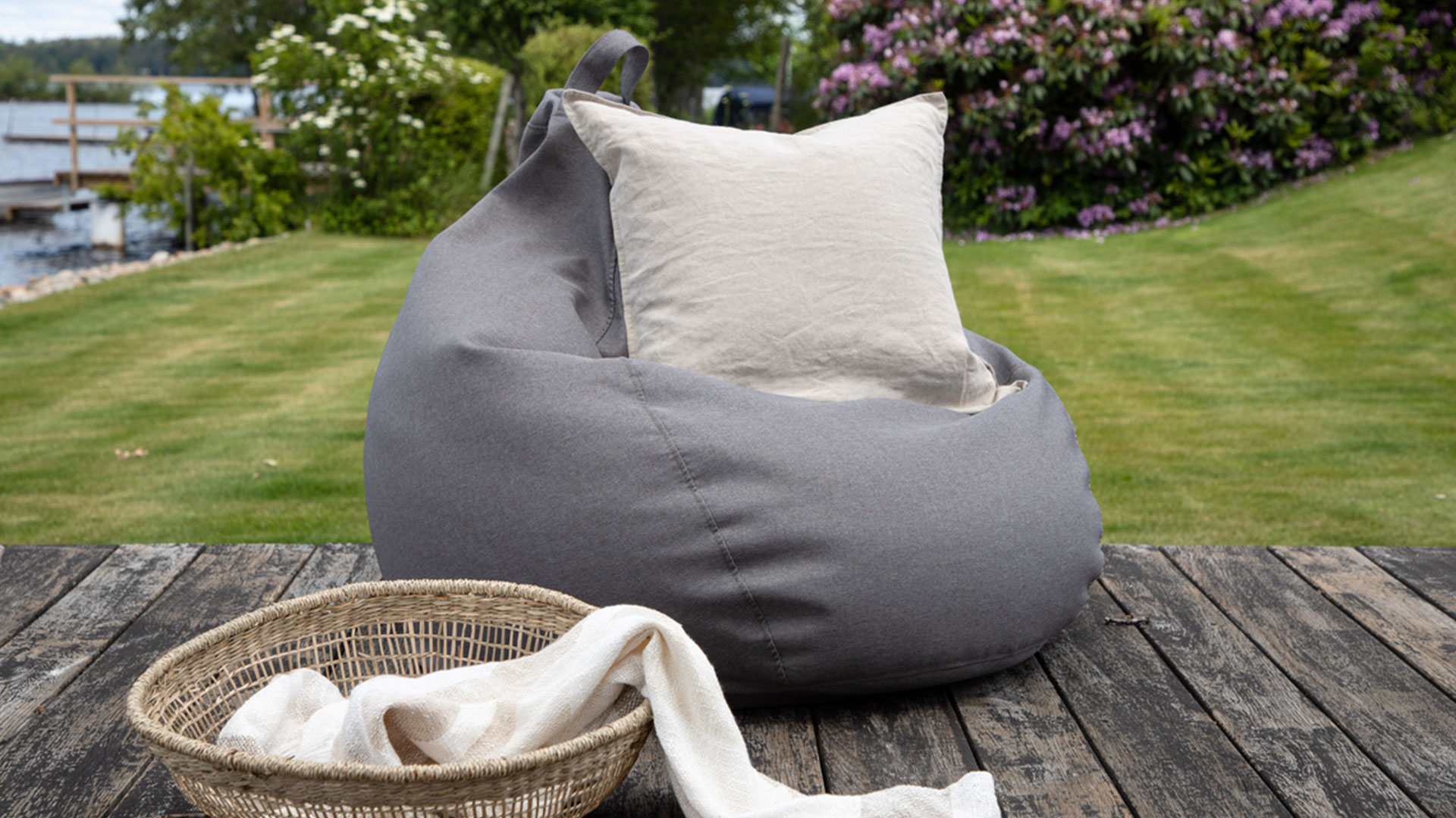 Bago sittsäck mörkgrå