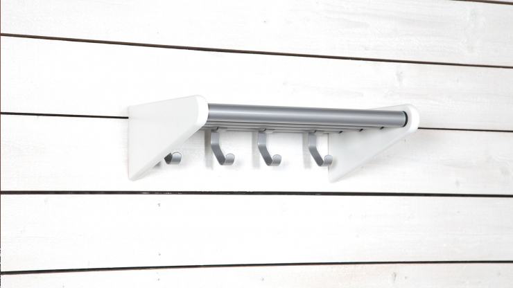 Moa mini hatthylla vit