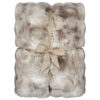 Misty Faux Fur Blanket, Sand