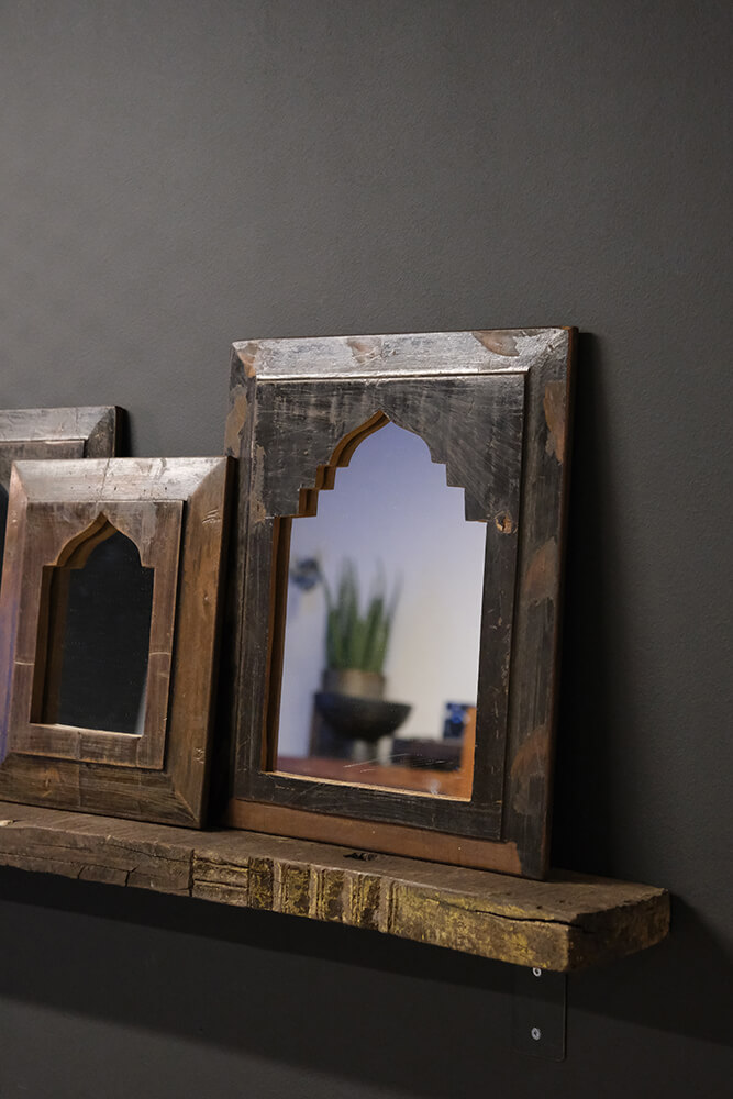 Dekorativ spegel, vintage